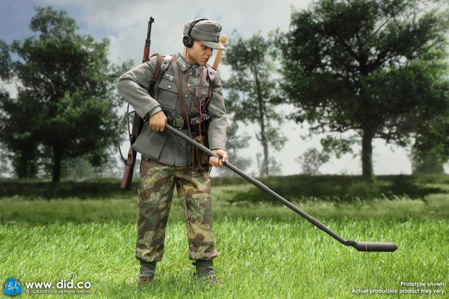 German Wehrmacht Mine Detector Private Jurgen Neumann 1/6
