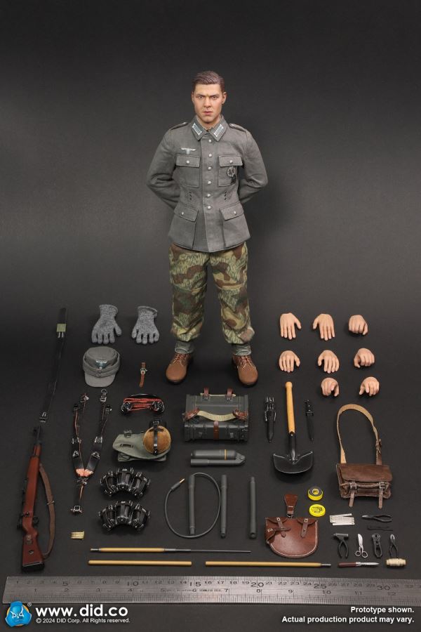 German Wehrmacht Mine Detector Private Jurgen Neumann 1/6