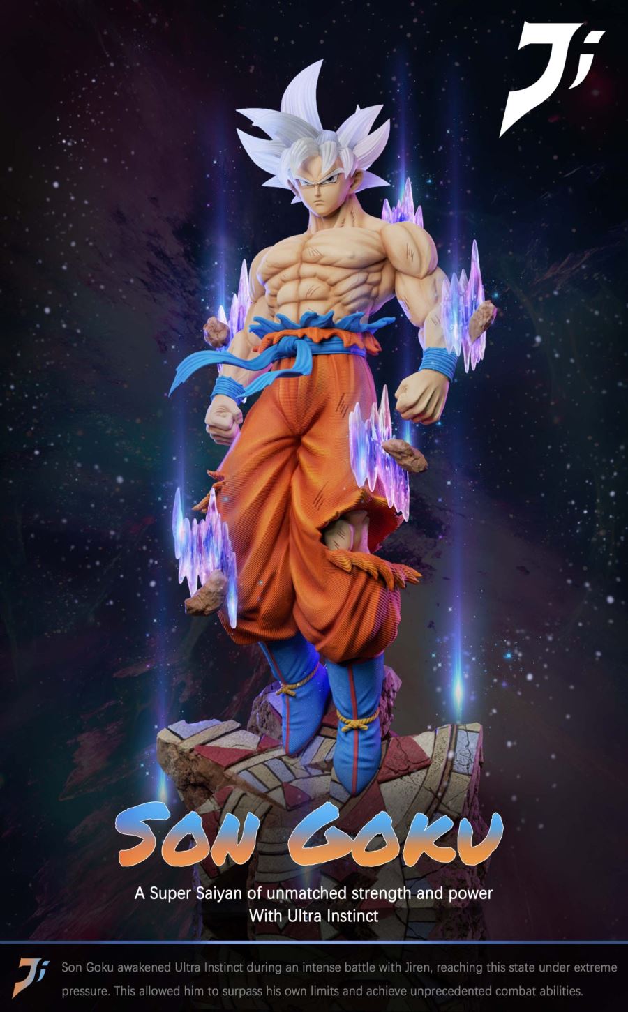 Ji Studio - Dragon Ball Series Autonomous Ultra Instinct Son Goku