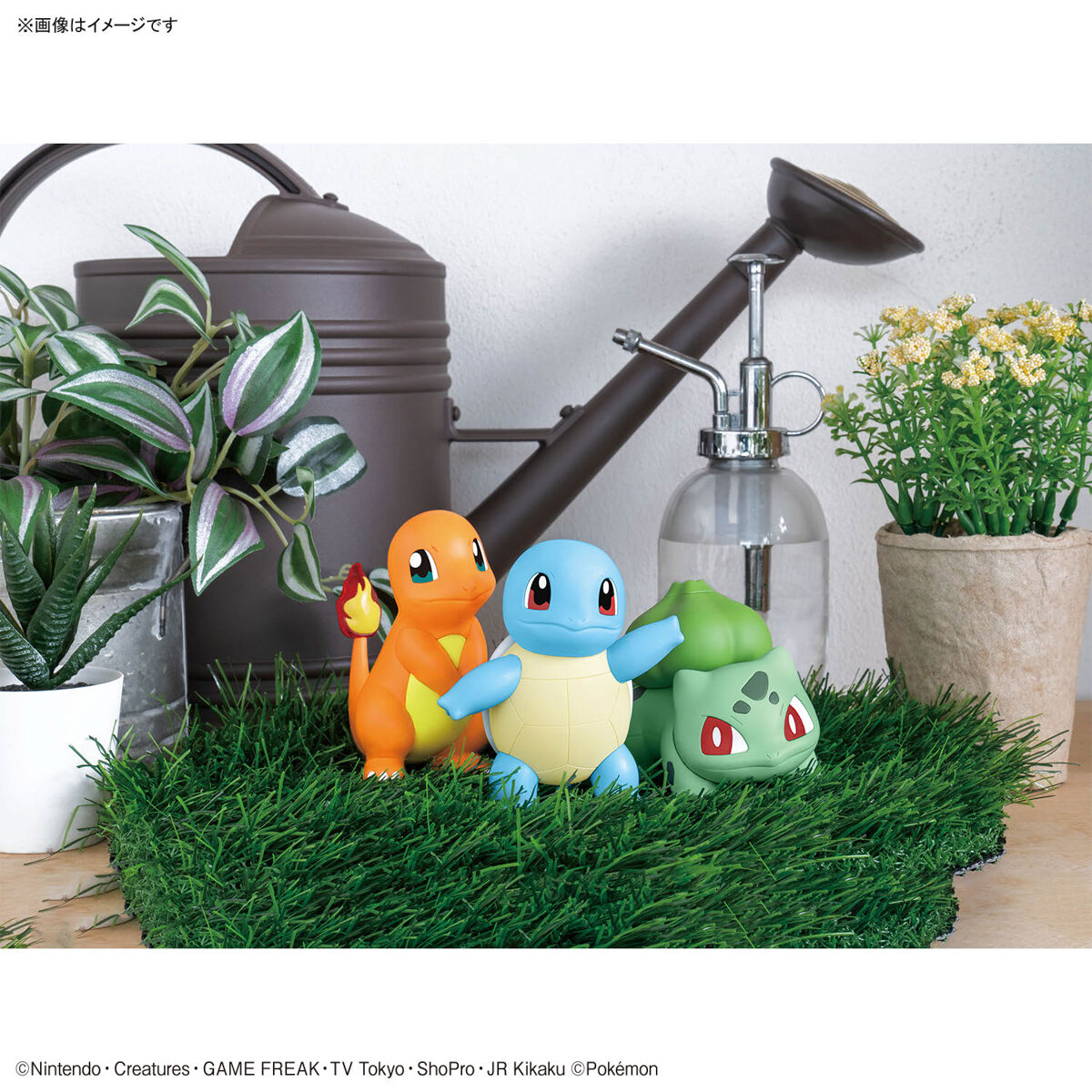 Pokemon Plastic Model Collection Quick!! 11+13+17 Charmander & Bulbasaur & Squirtle Set