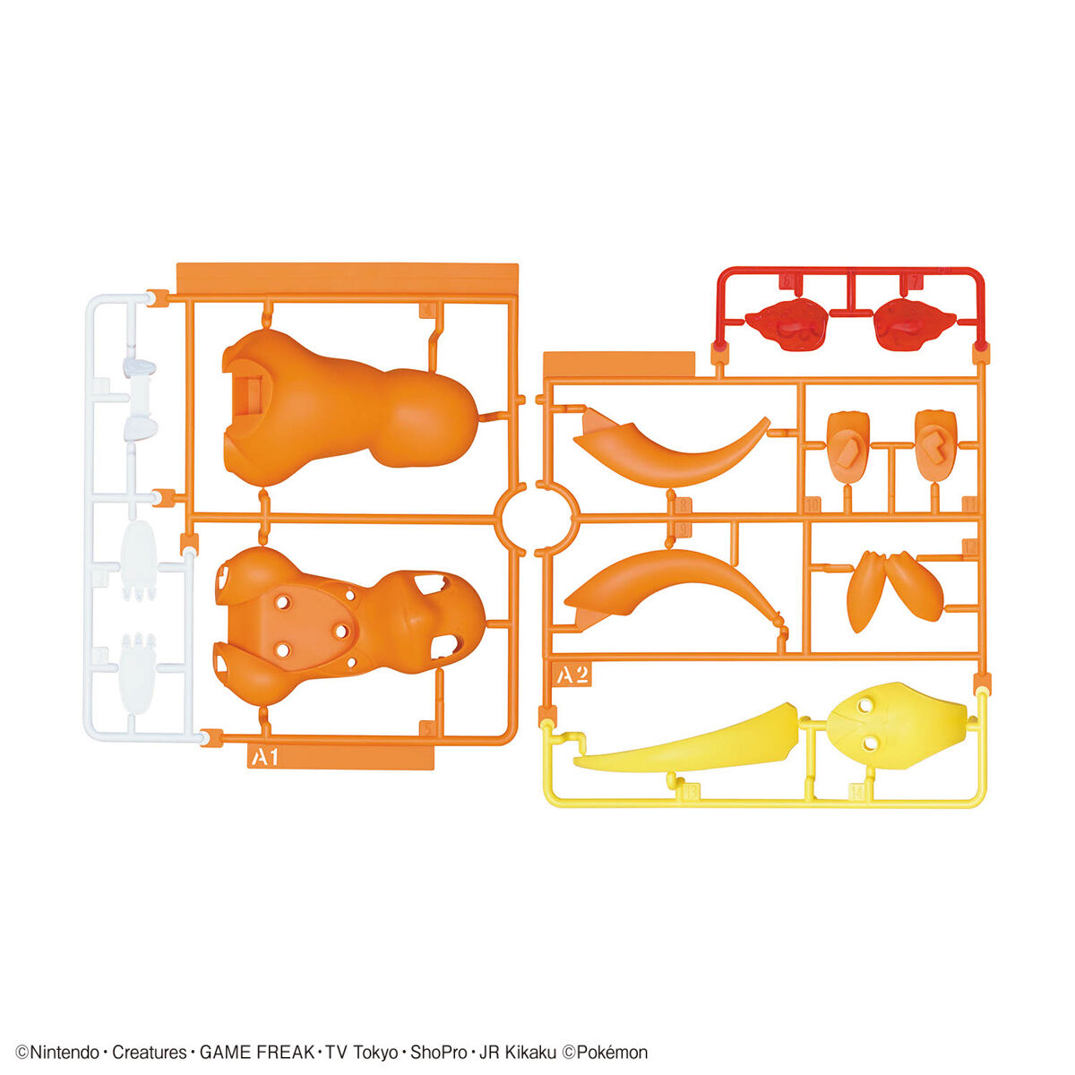 Pokemon Plastic Model Collection Quick!! 11+13+17 Charmander & Bulbasaur & Squirtle Set