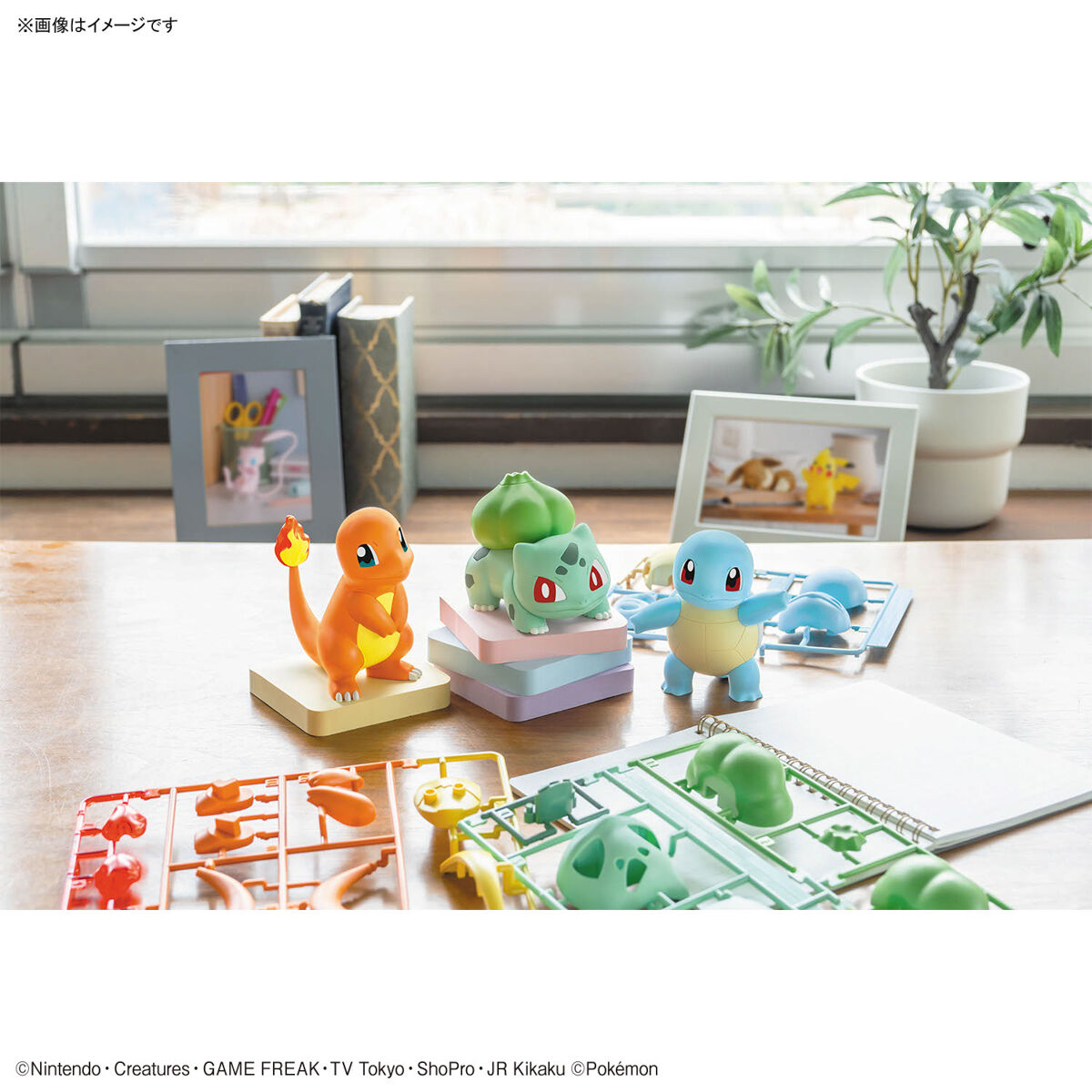 Pokemon Plastic Model Collection Quick!! 11+13+17 Charmander & Bulbasaur & Squirtle Set