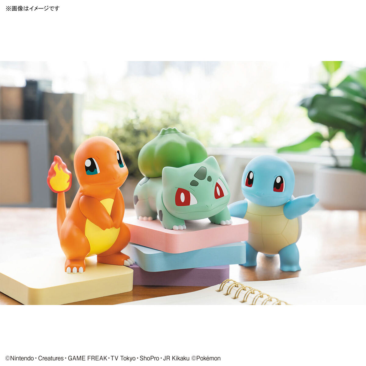 Pokemon Plastic Model Collection Quick!! 11+13+17 Charmander & Bulbasaur & Squirtle Set