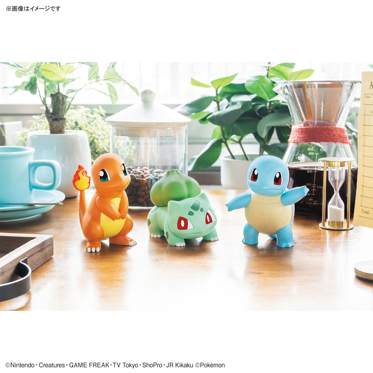 Pokemon Plastic Model Collection Quick!! 11+13+17 Charmander & Bulbasaur & Squirtle Set