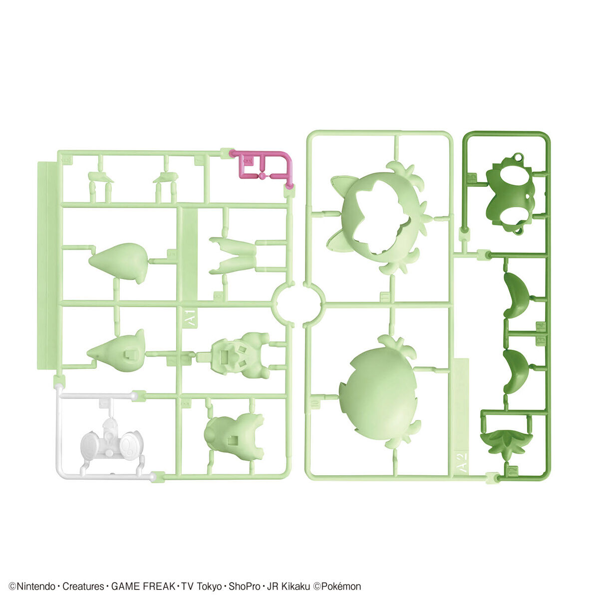 Pokemon Plastic Model Collection Quick!! 18+19+20 Meowha, Squass, and Hogtail Set