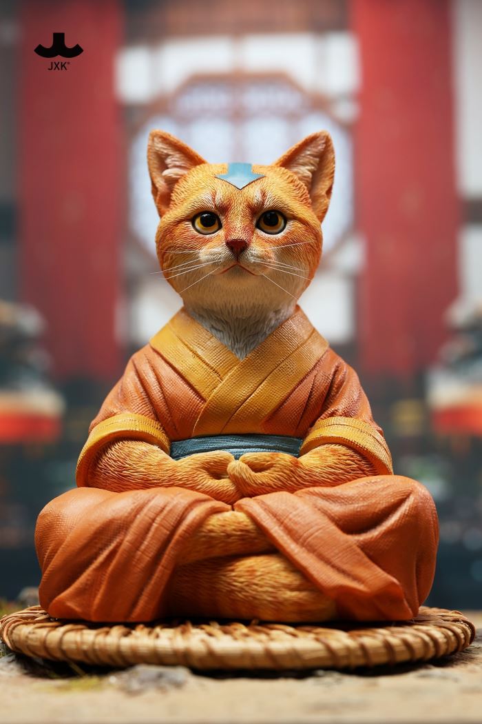 Airbender Cat Figurine
