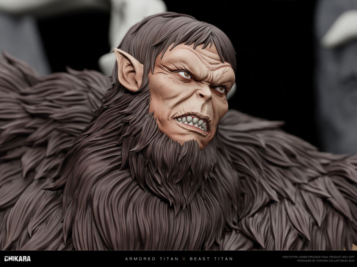 Beast titan VS Armored Titan - Attack On Titan