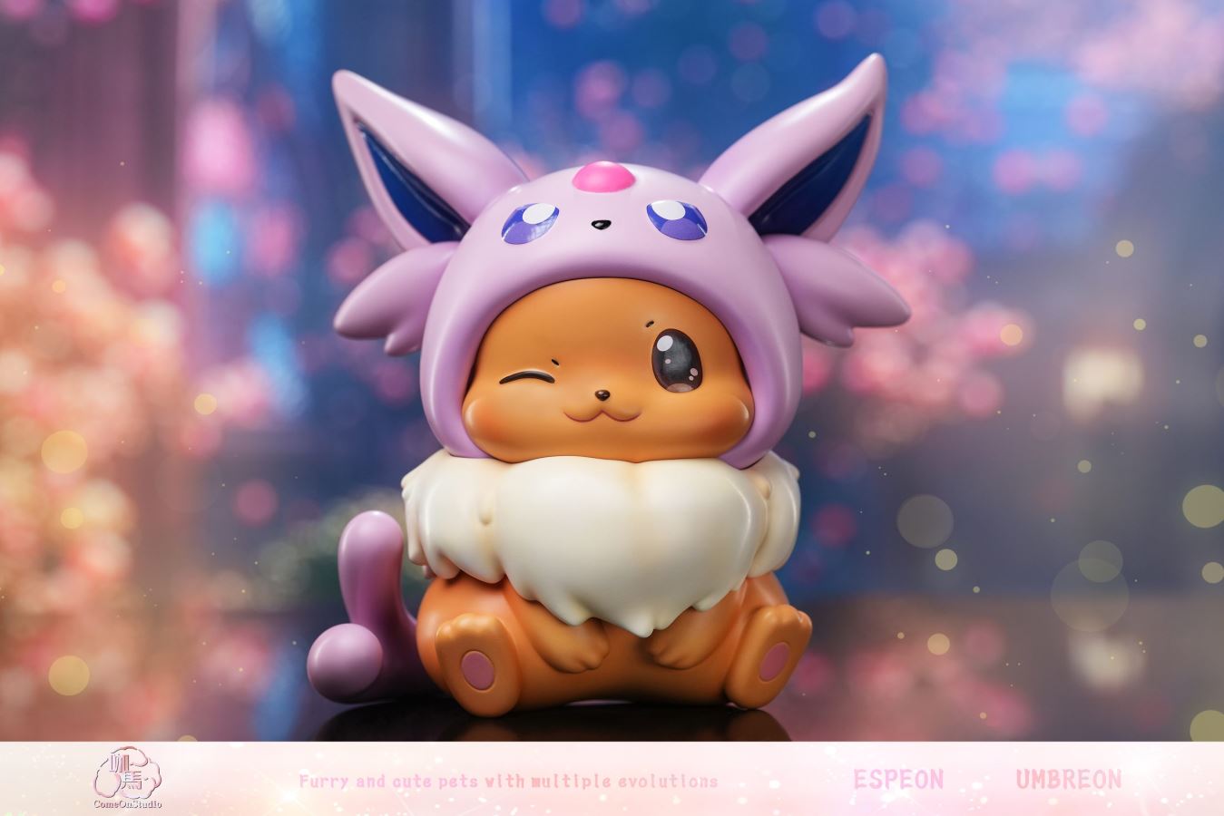 Chibi Eevee Dress Up Espeon & Umbreon - Pokemon