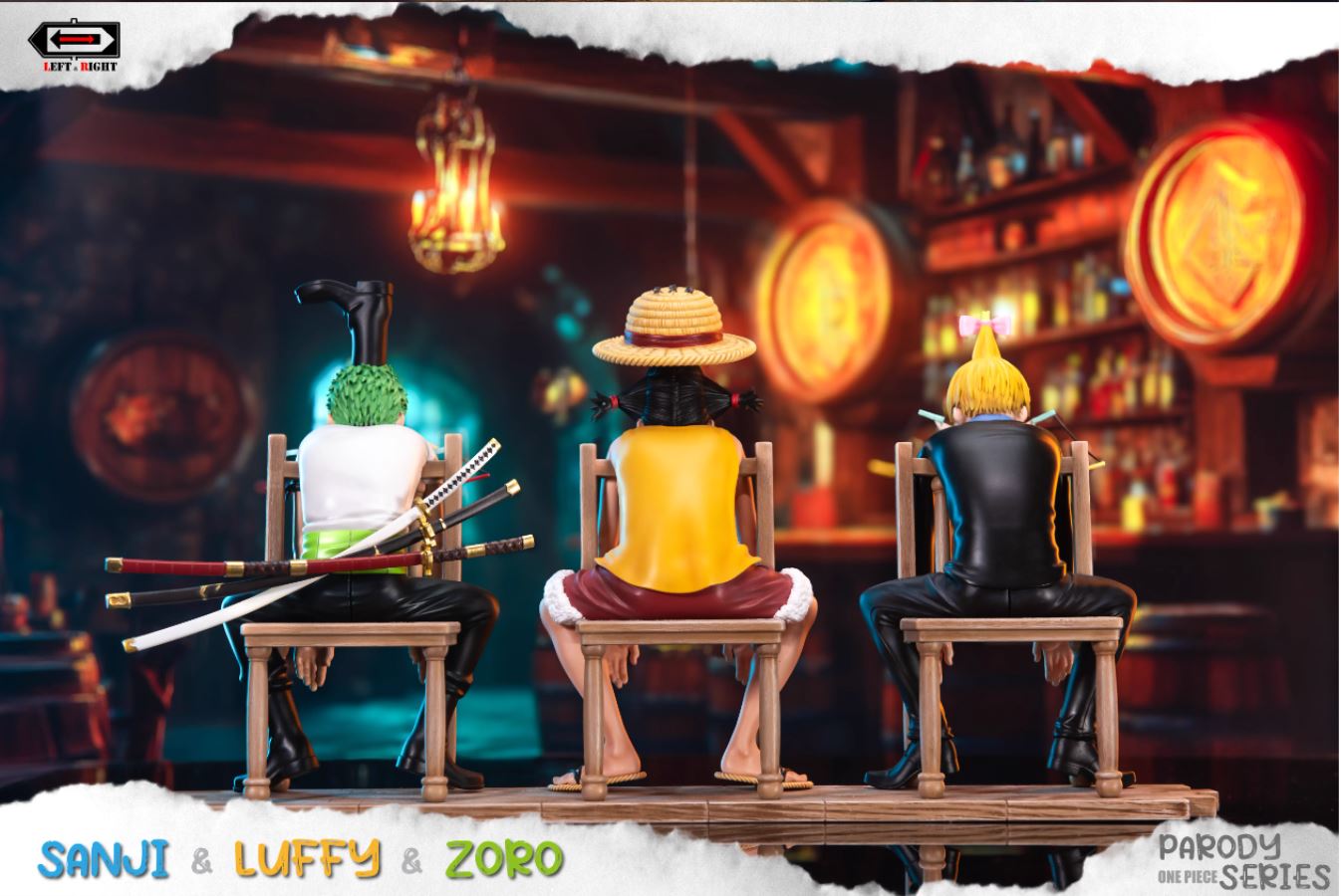 Luffy, Zoro & Sanji - ONE PIECE