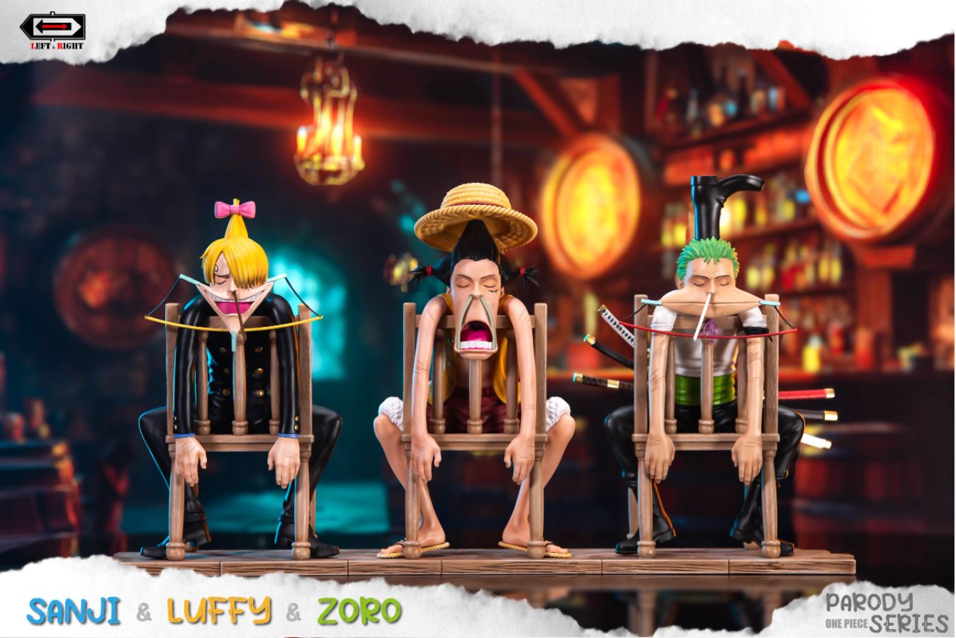 Luffy, Zoro & Sanji - ONE PIECE