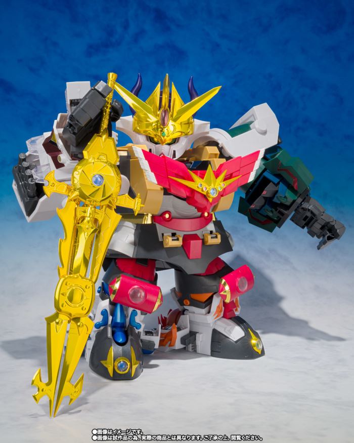 Original SD Gundam World Super Armored God Gun Genesis Superior Dragon Edition