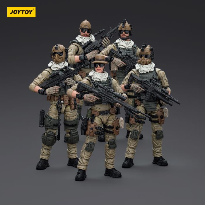 US Army-Delta Commando 5-man Group/Hurricane Assault Armored Vehicle