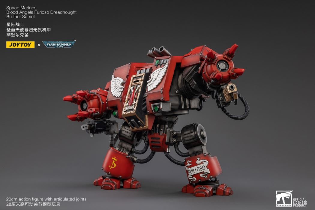 Salamander Eradicator Zawak/Primarch of the Seventh Legion of Rogal Dorn/Violent Dreadnought Mecha Samur 1/18