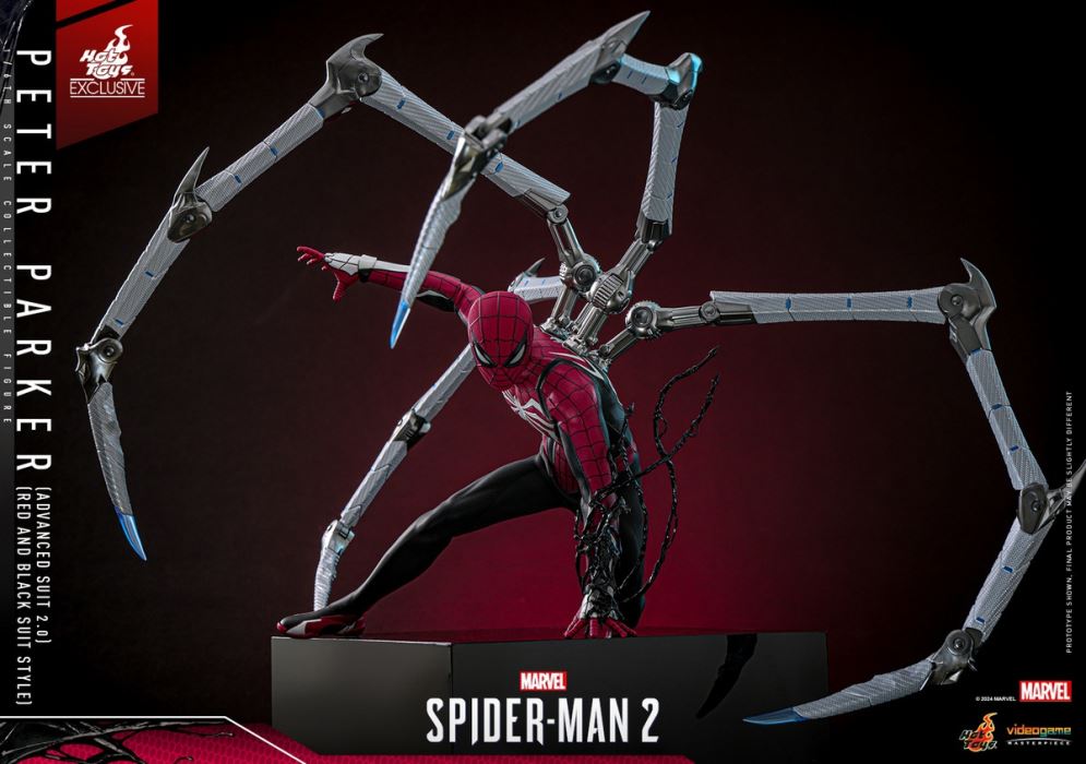 Marvel Spider-Man 2 Peter Parker (Advanced Suit 2.0 Red and Black Edition) 1/6