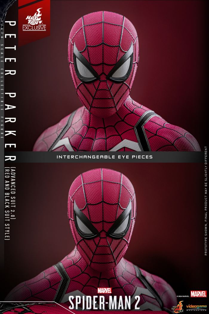 Marvel Spider-Man 2 Peter Parker (Advanced Suit 2.0 Red and Black Edition) 1/6