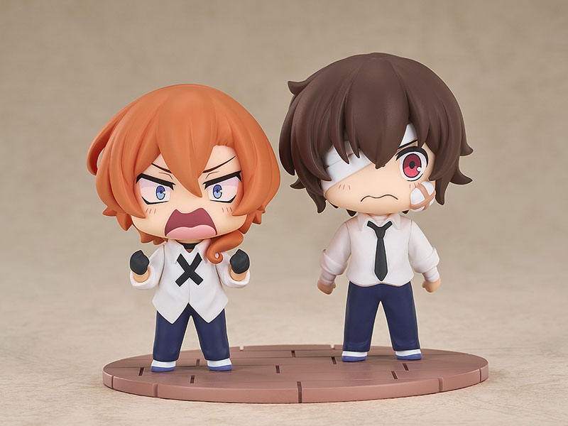 Chibi Figure Bungo Stray Dogs Wan! Osamu Dazai & Chuya Nakahara 14 Year Old Ver