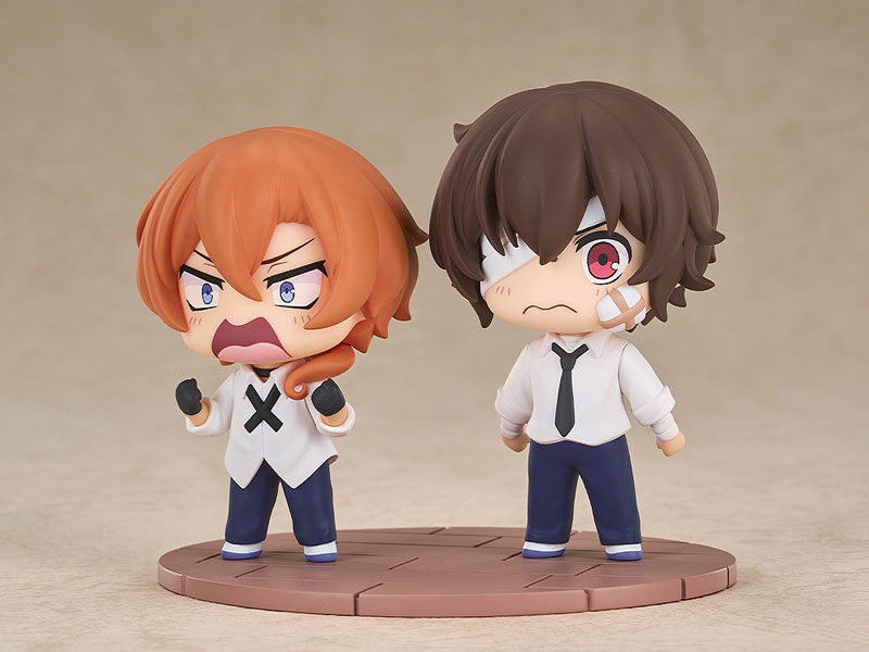 Chibi Figure Bungo Stray Dogs Wan! Osamu Dazai & Chuya Nakahara 14 Year Old Ver