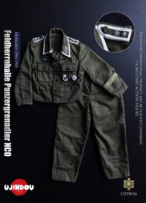 WWII German Commander in Chief Panzergrenadier Sergeant Hungary 1944-1945 1/6