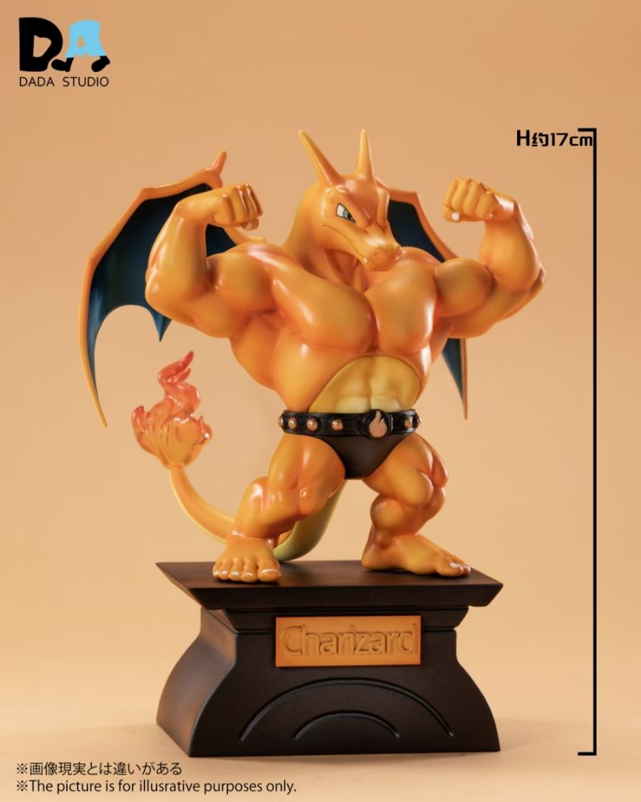 Muscle Stone Statue Charizard - Pokemon