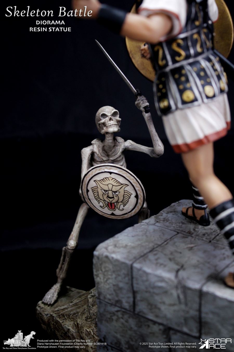 Ray Harryhausen - Skeleton Soldier Battle Base Scene 1/8