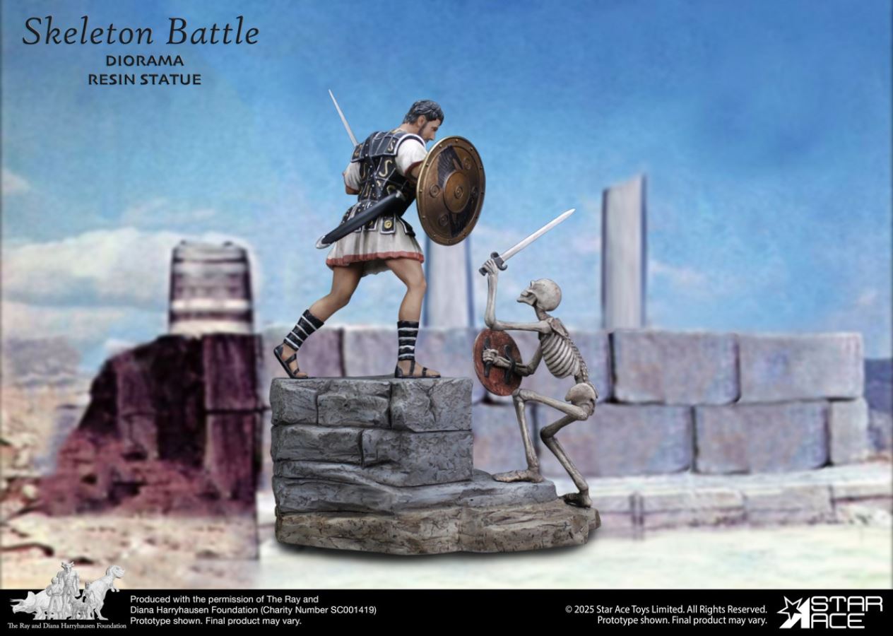 Ray Harryhausen - Skeleton Soldier Battle Base Scene 1/8
