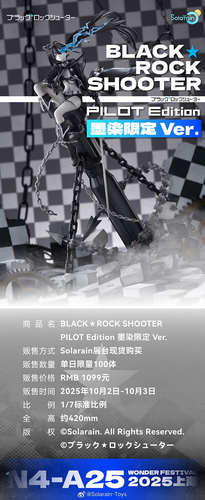 Black Rock Shooter PILOT Edition 1/7