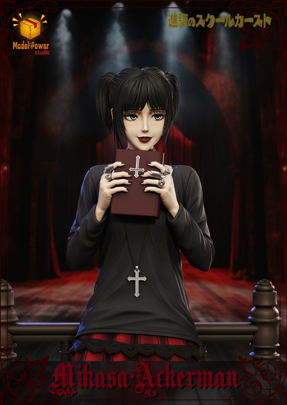 Gothic costume Mikasa Ackerman - Attack on Titan