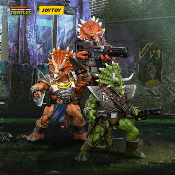 TMNT Ninja Turtles - Captain Zorax/Lieutenant Zorke/Taserant Soldier/Casey Jones 1/18