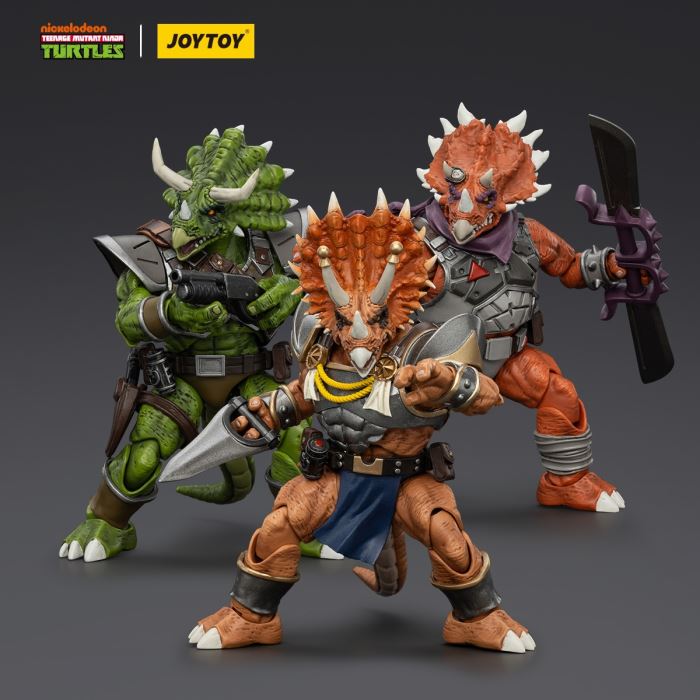 TMNT Ninja Turtles - Captain Zorax/Lieutenant Zorke/Taserant Soldier/Casey Jones 1/18
