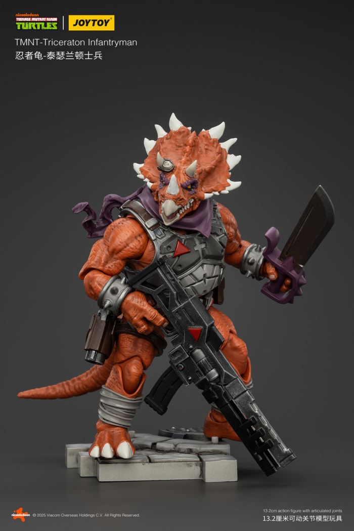 TMNT Ninja Turtles - Captain Zorax/Lieutenant Zorke/Taserant Soldier/Casey Jones 1/18