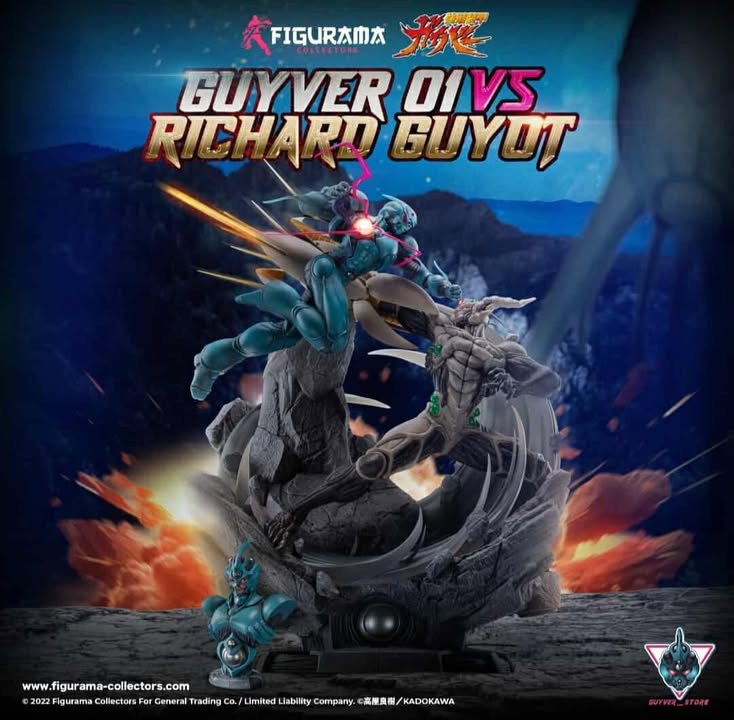 Guyver Store X Figurama Collectable 1:6 Guyver 1 vs Guyot with LED