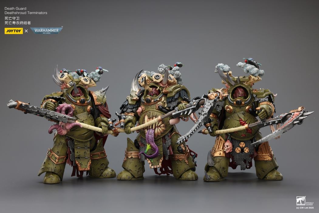 Warhammer 40K Series - Deathguard - Death Shroud Terminator Warrior