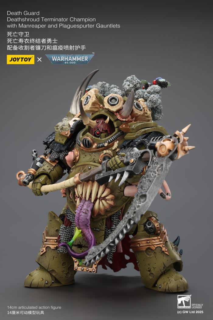 Warhammer 40K Series - Deathguard - Death Shroud Terminator Warrior