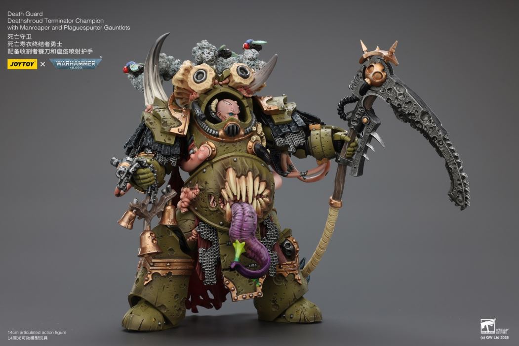 Warhammer 40K Series - Deathguard - Death Shroud Terminator Warrior