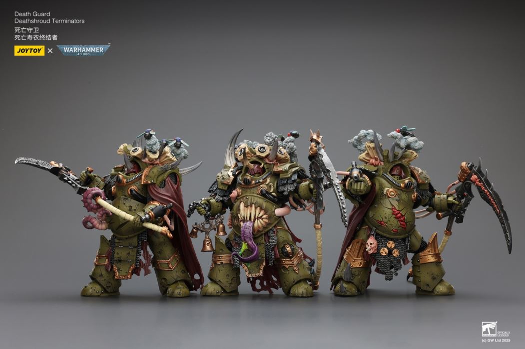 Warhammer 40K Series - Deathguard - Death Shroud Terminator Warrior