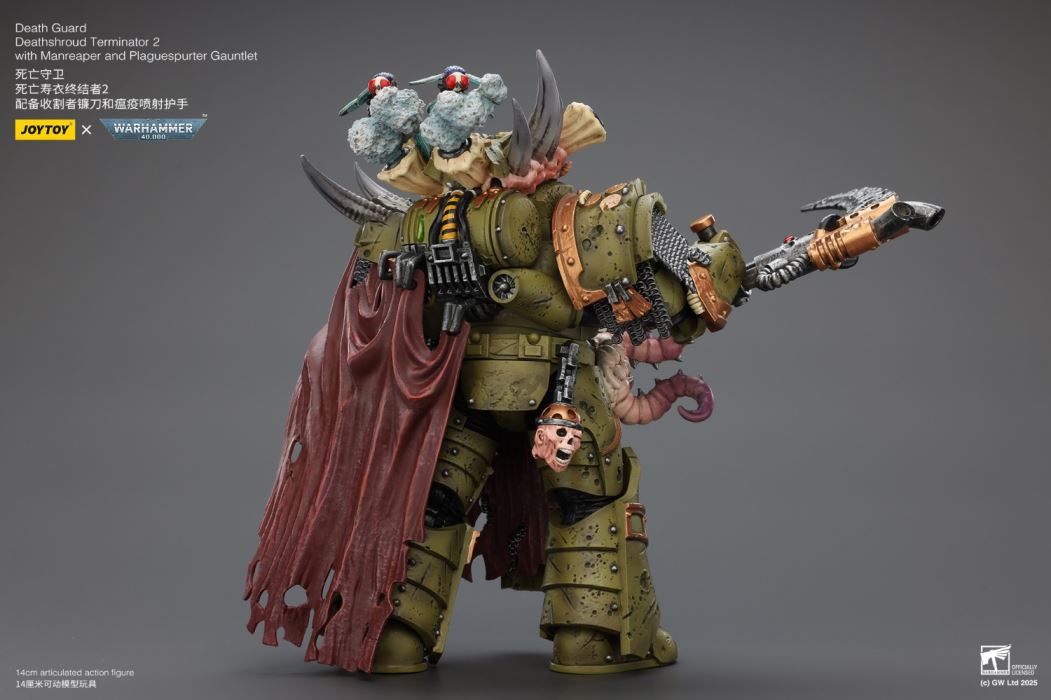 Warhammer 40K Series - Deathguard - Death Shroud Terminator Warrior