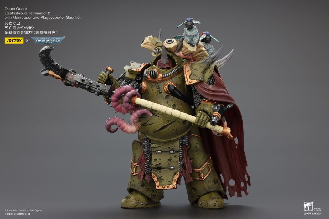 Warhammer 40K Series - Deathguard - Death Shroud Terminator Warrior