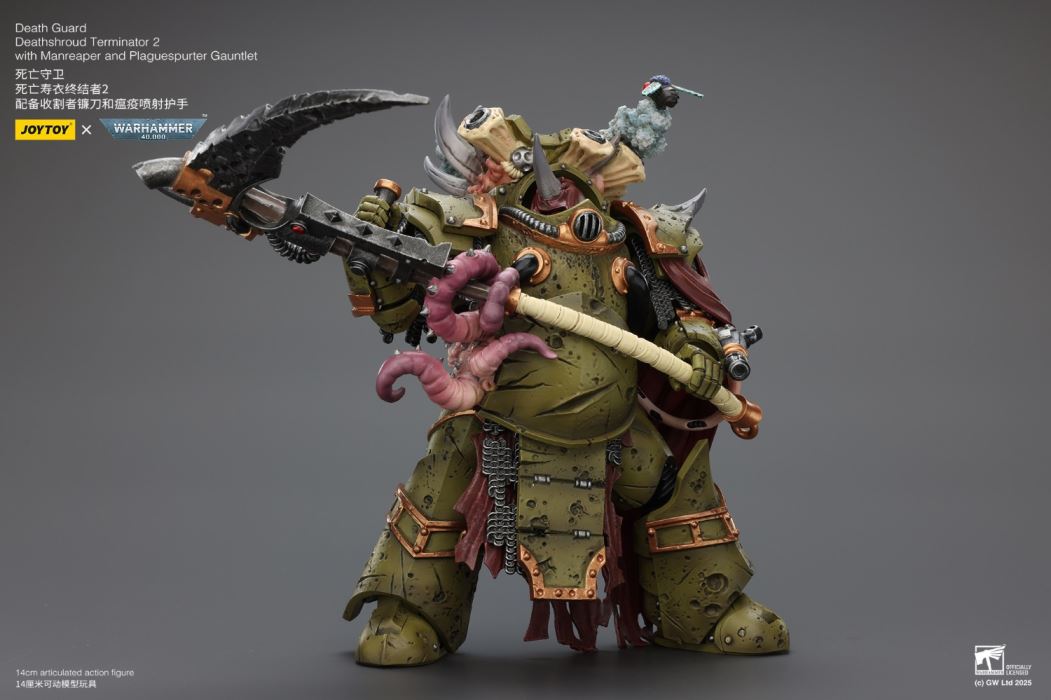 Warhammer 40K Series - Deathguard - Death Shroud Terminator Warrior