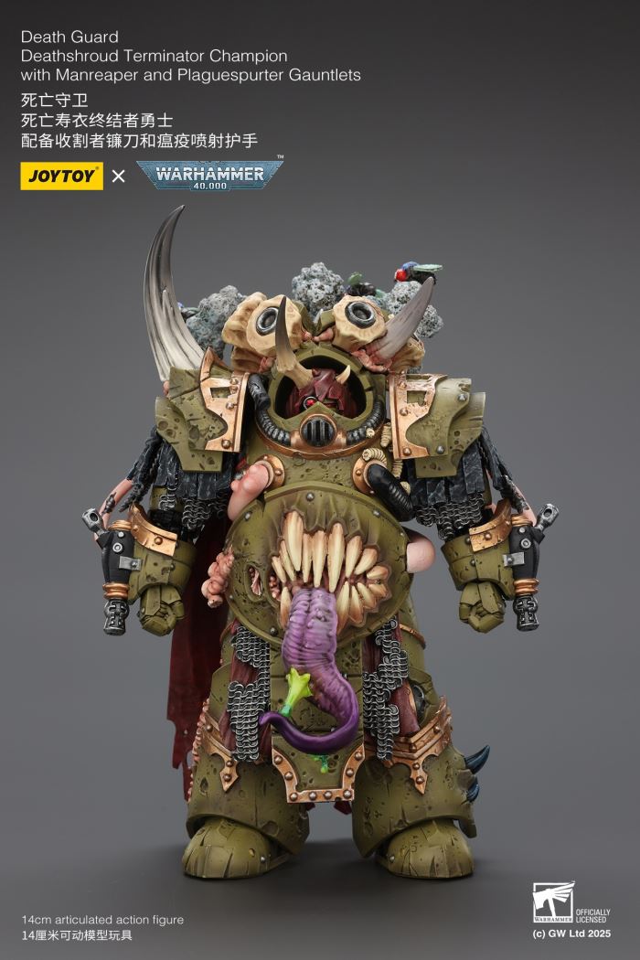 Warhammer 40K Series - Deathguard - Death Shroud Terminator Warrior