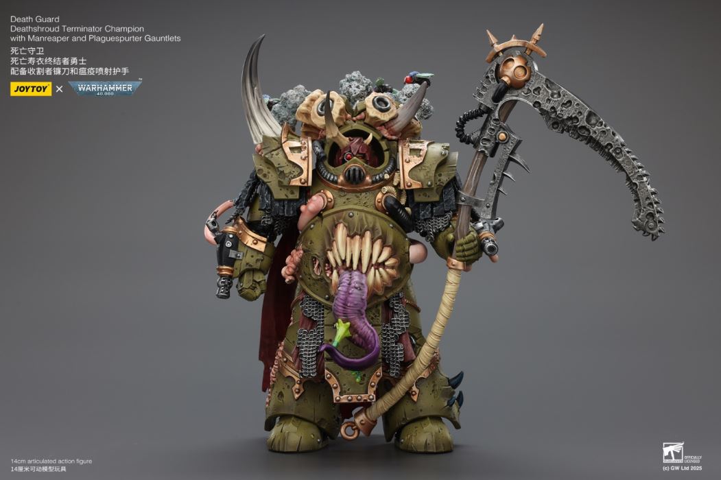 Warhammer 40K Series - Deathguard - Death Shroud Terminator Warrior