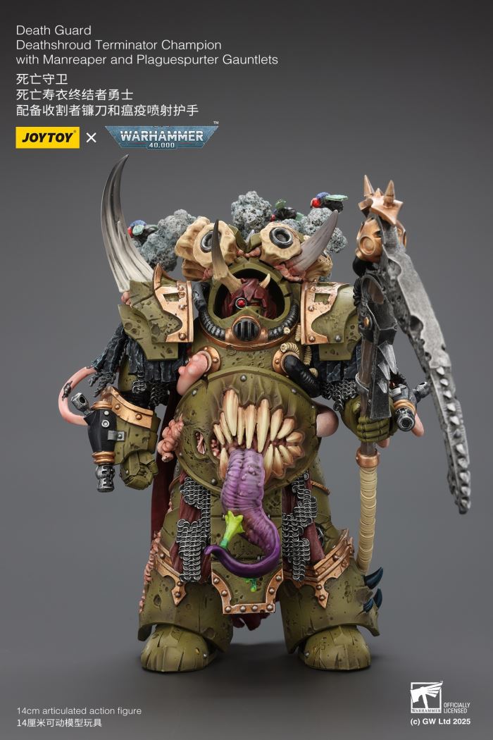 Warhammer 40K Series - Deathguard - Death Shroud Terminator Warrior