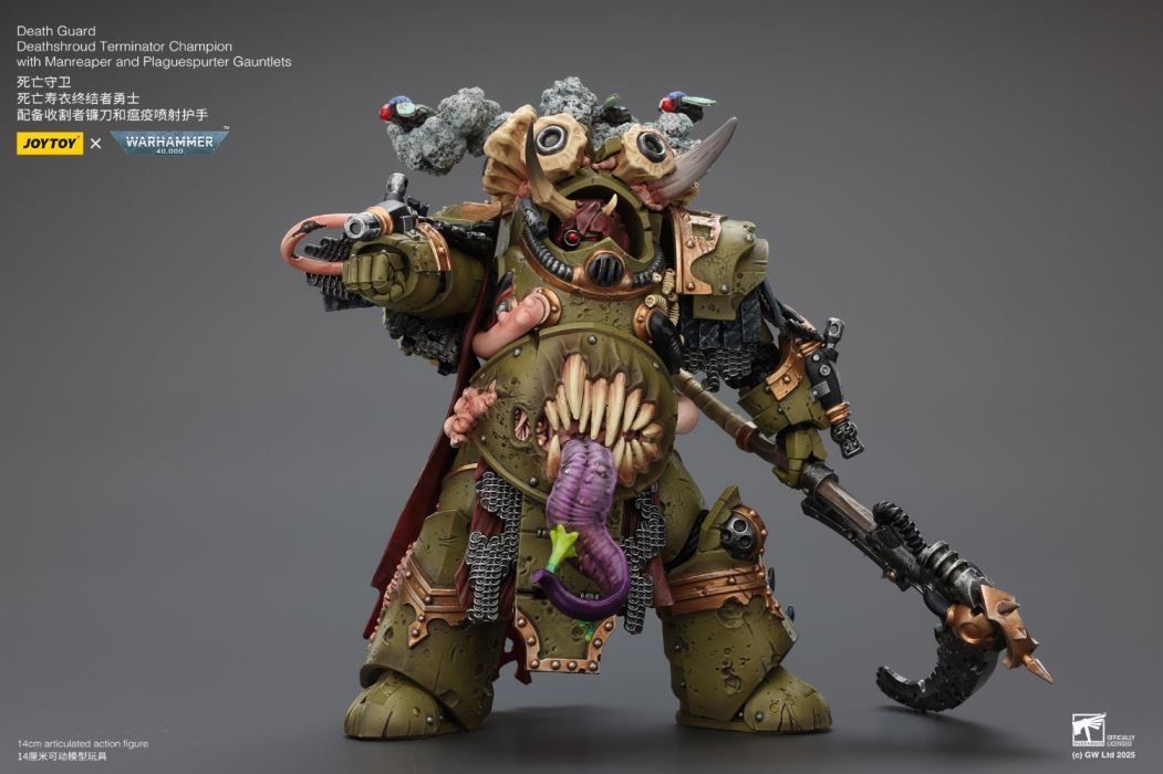 Warhammer 40K Series - Deathguard - Death Shroud Terminator Warrior