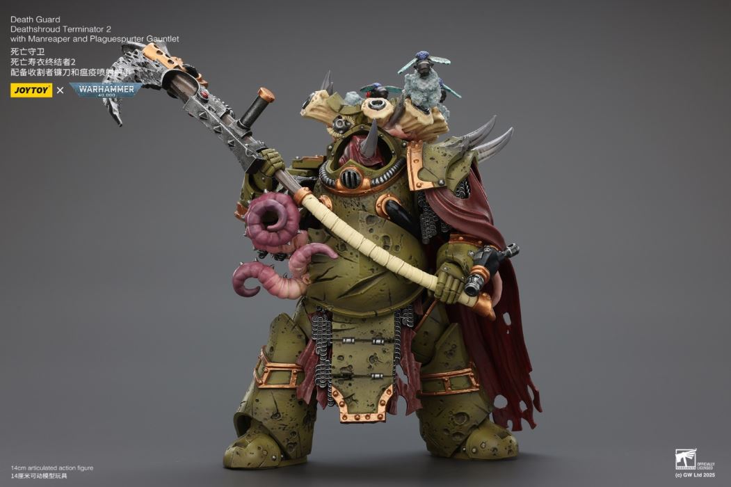 Warhammer 40K Series - Deathguard - Death Shroud Terminator Warrior