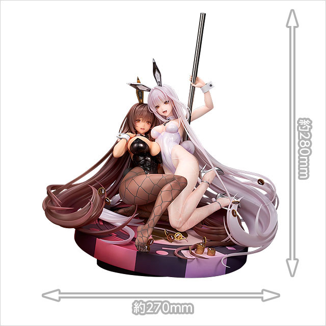 Goddess of Victory: Nikke Noir & Blanc Bunny X 777 Ver. 1/7