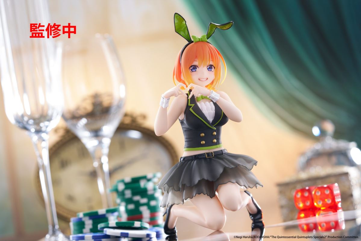 The Quintessential Quintuplets Desktop Cute Figure Yotsuba Nakano Bunny Girl Outfit