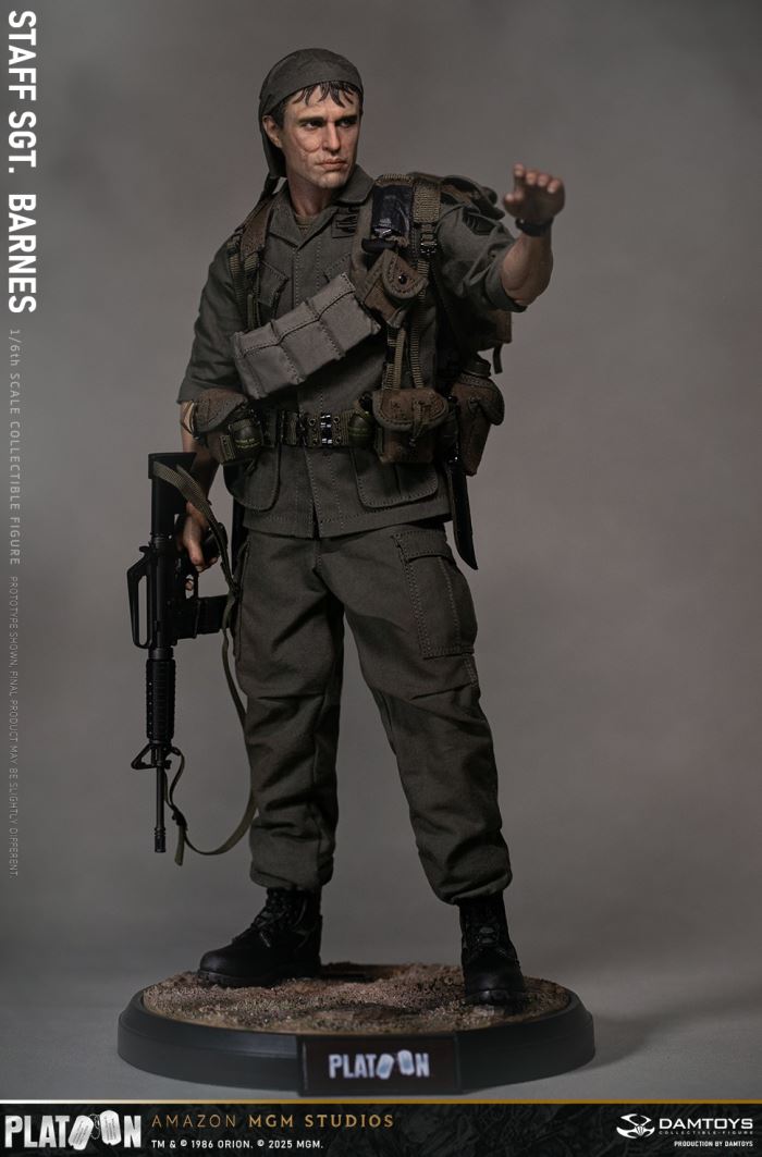 Platoon Vietnam War Sergeant Barnes 1/6