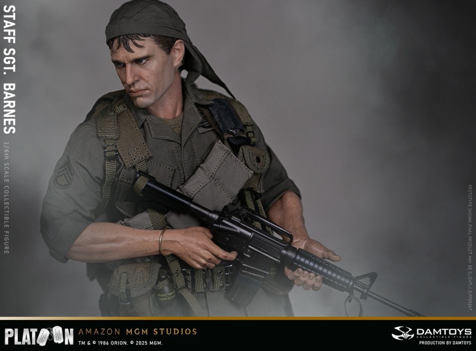 Platoon Vietnam War Sergeant Barnes 1/6