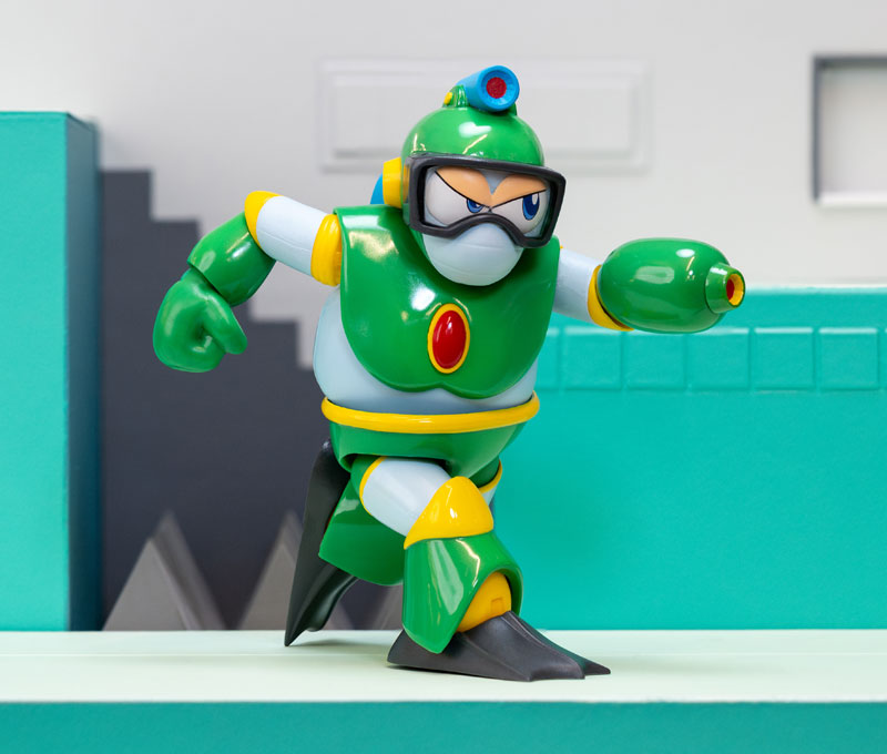 Mega Man / Bubble Man / Wood Man Action Figure 1/12 