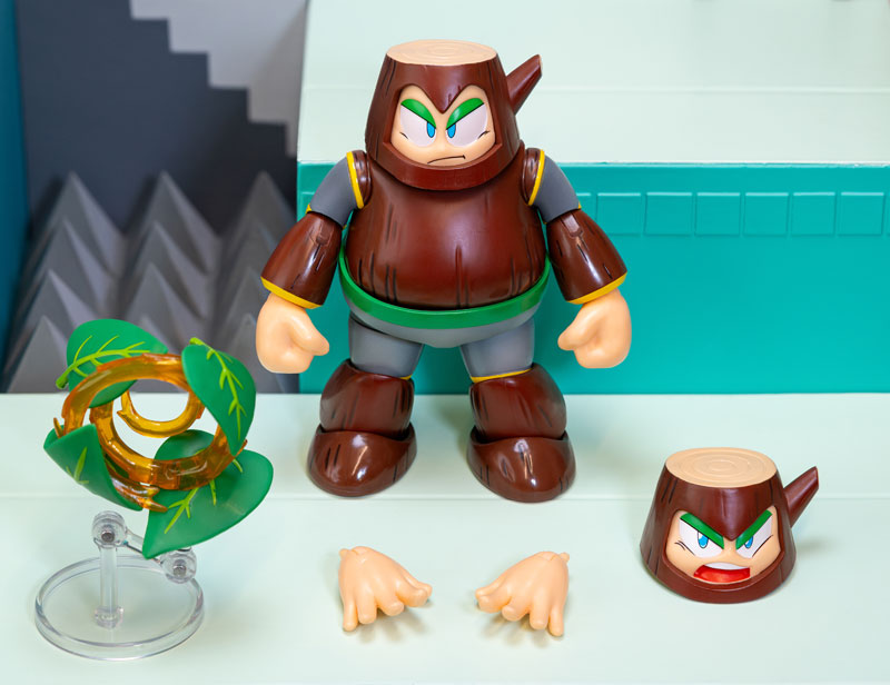 Mega Man / Bubble Man / Wood Man Action Figure 1/12 