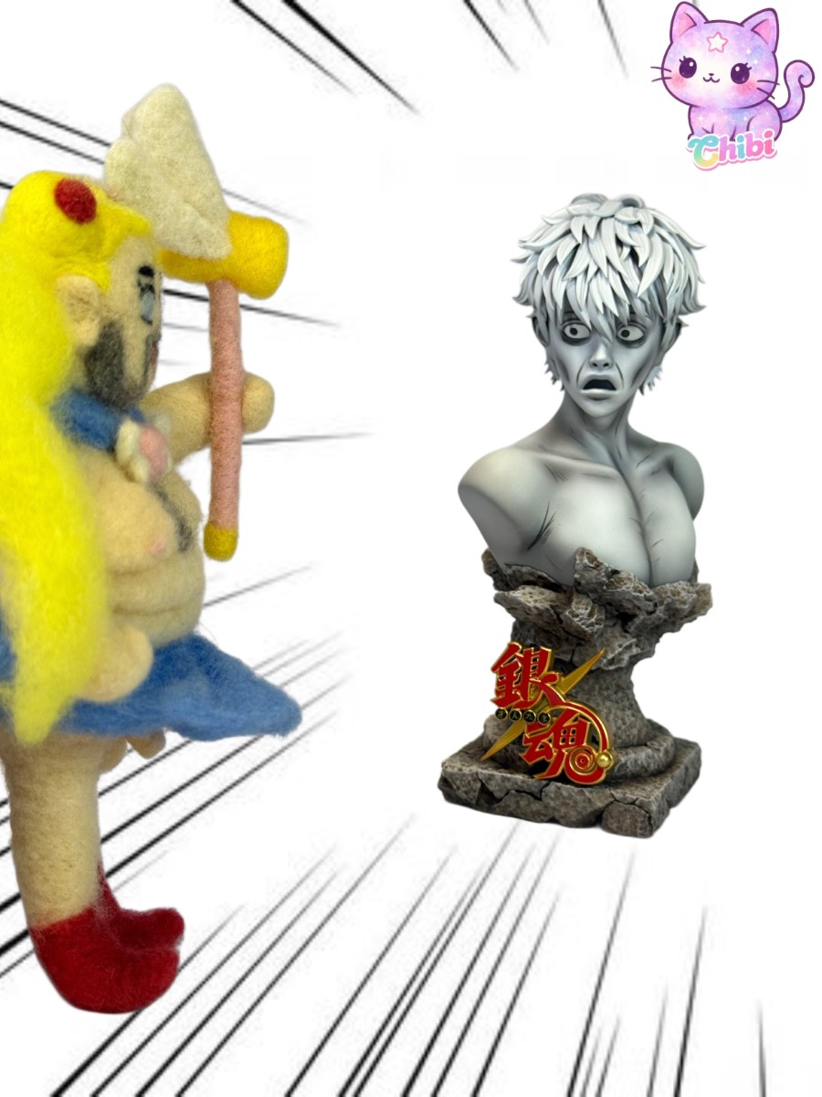 Scared Gintoki Bust